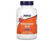 Pantothenic Acid 500 мг NOW (250 вег капс)
