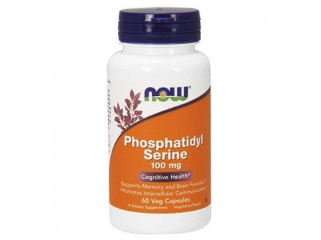 Phosphatidyl Serine 100 мг NOW (60 вег капсул)