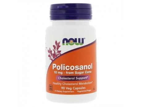 Policosanol 10 мг NOW (90 вег капсул)