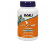Tri-Chromium 500 мкг Cinnam NOW (180 вег капсул)