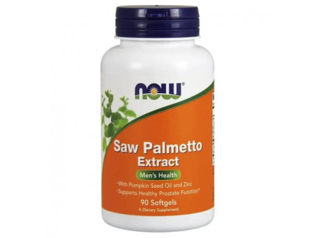 Saw Palmetto EXT 80 мг NOW (90 капсул)