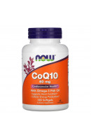 CoQ10 60 мг with Omega-3 NOW (120 капсул)