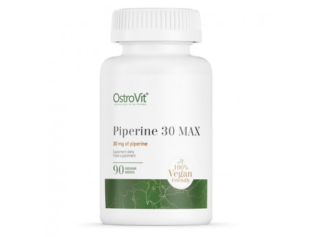 Piperine 30 мг Max Ostrovit (90 таблеток)