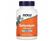 Selenium 200 мкг NOW (180 вег капсул)