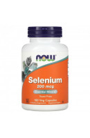 Selenium 200 мкг NOW (180 вег капсул)
