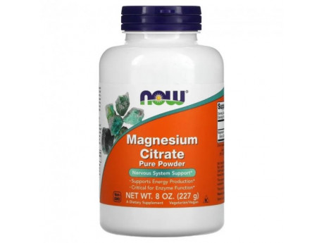  Magnesium Citrate Powder NOW (227 грамм)