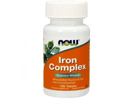 Iron Complex NOW (100 таблеток)