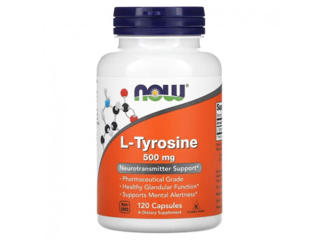 L-Tyrosine 500 мг NOW (120 капсул)