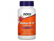 Methyl B-12 5000 мкг NOW (90 вег капсул)