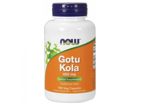 Gotu Kola 450 мг NOW (100 капсул)