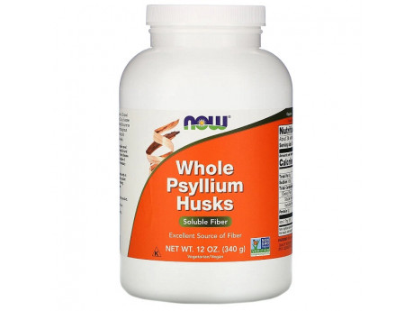 Whole Psyllium Husks NOW (340 грамм)