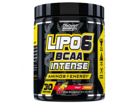 Lipo-6 BCAA Intense NutreX (260 грамів)