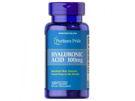 Hyaluronic Acid 100 мг Puritan's Pride (120 капсул)