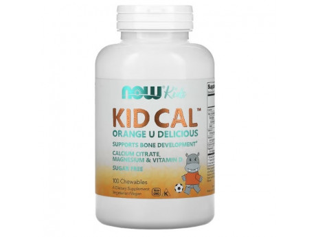 Kid-Cal Chewables Calcium NOW (100 таблеток)