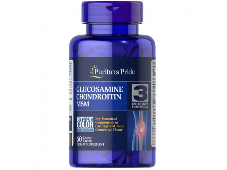 Double Strength Glucosamine, Chondroitin & MSM (60 таблеток)
