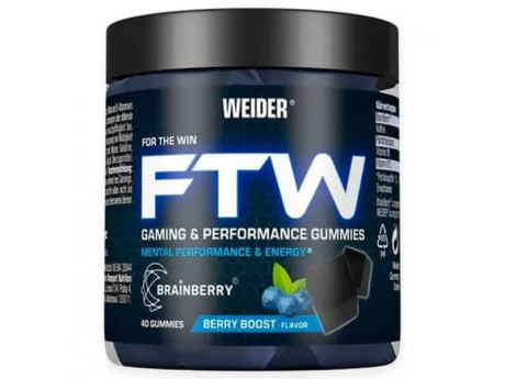 FTW gaming gummies Weider (40 таблеток)