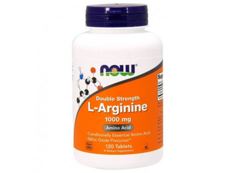 L-Arginine 1000 мг NOW (120 таблеток)