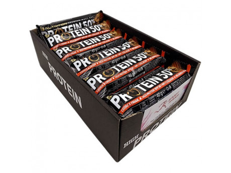 Упаковка батончиков Protein Bar 50% GO ON (24 штуки)