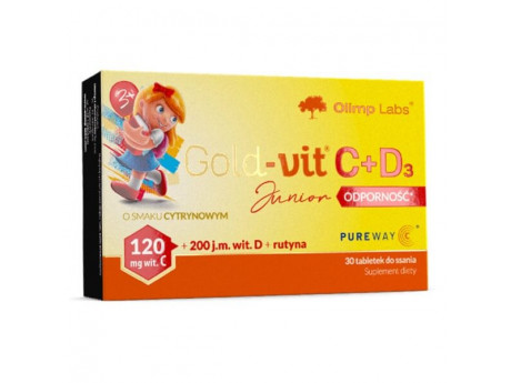 Gold Vit C D3 Junior Olimp (30 таблеток)