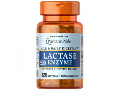 Lactase Enzyme 125 мг Puritan's Pride (120 капсул)