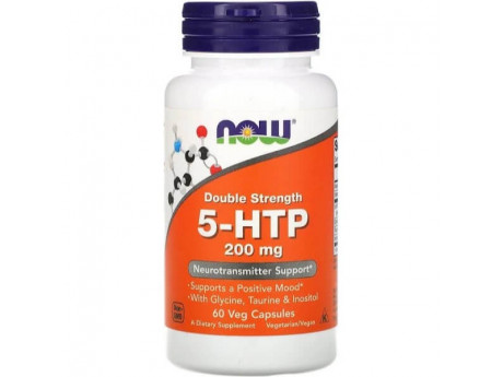5-HTP 200 мг NOW (60 вег капсул)