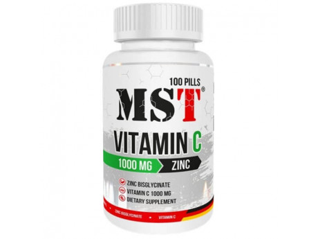 Vitamin C 1000 + Zinc Chelate MST (100 таблеток)