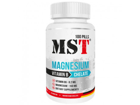Magnesium Chelate + B6 MST (100 таблеток)