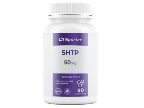 5HTP 50 мг + Vitamin B6 5 мг + Niacin Sporter (90 капсул)