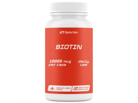Biotin 10000 мкг Sporter (100 капсул)