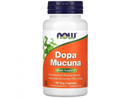 Dopa Mucuna NOW (90 вег капсул)