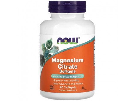 Magnesium Citrate 134 мг NOW (90 капсул)