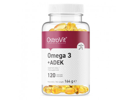 Vitamin OMEGA 3 + ADEK Ostrovit (120 капсул)