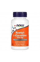 Acetyl L-Carnitine 500 мг NOW (50 вег капсул)
