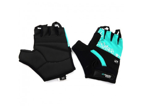 Перчатки Girl Gripps Sporter черный/бирюзовый