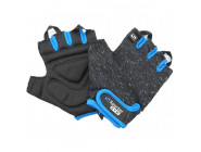 Рукавички для фітнесу Sporter синій/чорний