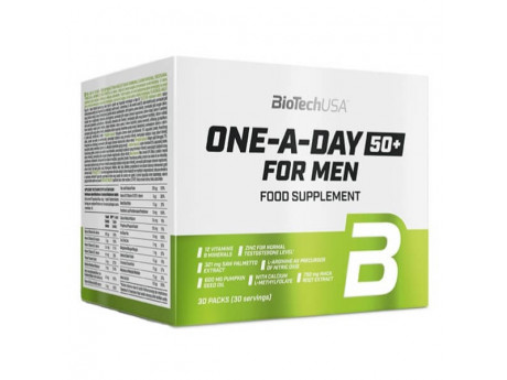One A Day 50+ for men Biotech USA (30 пакетів)