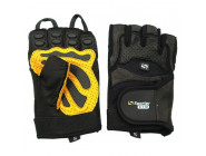Тренувальні рукавички Deadlift Sporter чорний/жовтий