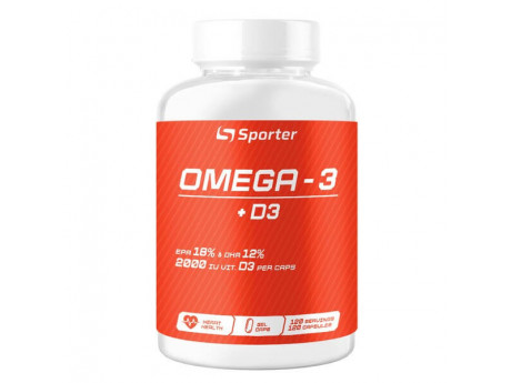 Omega 3 + D3 Sporter (120 капсул)