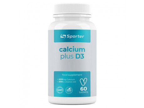 Calcium 400 мг +D3 Sporter (60 таблеток)