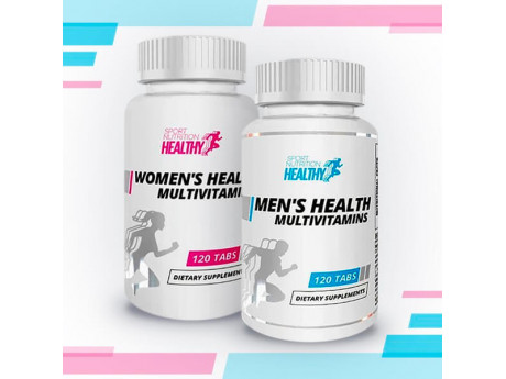 Акція. Вітаміни для Чоловіків та Жінок Health Vitamins MST (2 x 120шт)