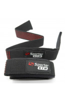 Лямки хлопковые Sporter Черный/Красный