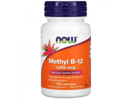 Methyl B-12 1000 мкг NOW (100 капсул)