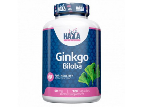Ginkgo Biloba 60 мг Haya Labs (120 капсул)