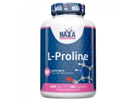 L-Proline 1000 мг Haya Labs (100 капсул)
