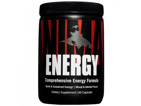 Предтренувальний комплекс Animal Energy (60 капсул)