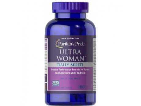 Ultra Woman Puritan's Pride (180 капсул)