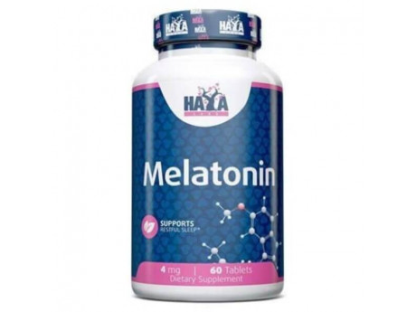 Melatonin 4 мг Haya Labs (60 таблеток)