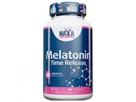 Melatonin Time Release 5 мг Haya Labs (60 таблеток)