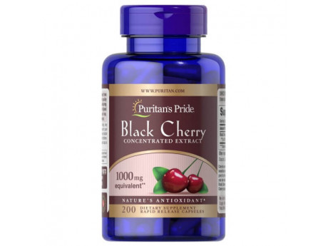 Black Cherry Extract 1000 мг Puritan's Pride (200 капсул)