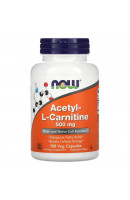 Acetyl L-Carnitine 500 мг NOW (100 вег капсул)